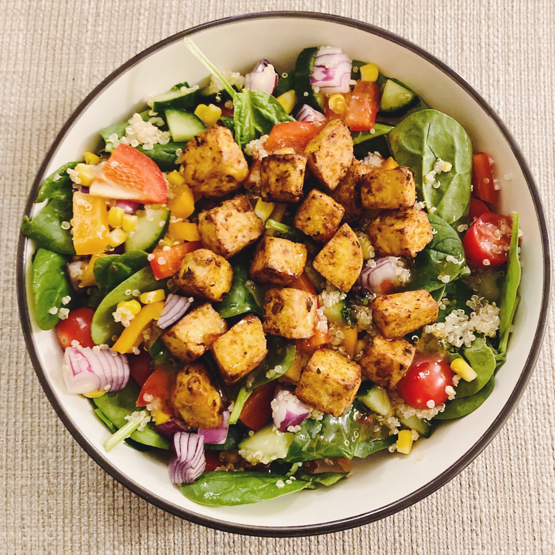 Cajun Tofu Salad